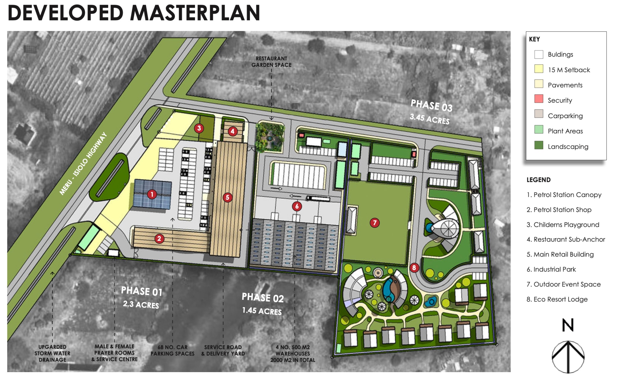 Masterplan of the site.